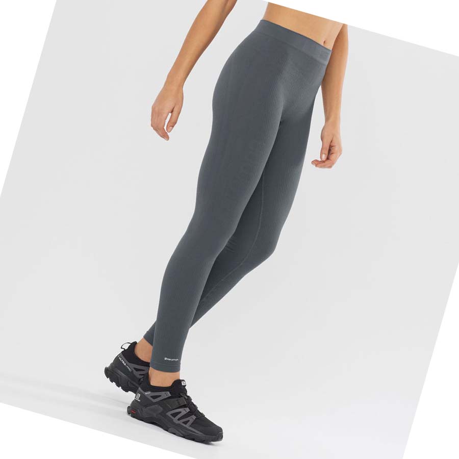 Pantalones Salomon ESSENTIAL SEAMLESS Mujer Negros | MX 2377PJJ